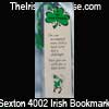 Irish Blessing Bookmark with Saying or Toast