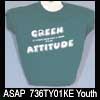 Irish Youth T-shirt, Green Attitude