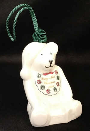 Belleek Ornament Babys First Christmas