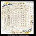 Irish Belleek China Castlecaldwell Basket