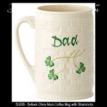 Irish Belleek China Dad Coffee Mug 
