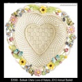Irish Belleek China Love of Nature Basket
