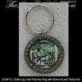 Irish Gifts -  Irish Pride Bottle Cap Key Ring