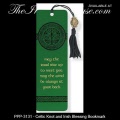 Celtic Knot Bookmark with the Irish Blessing 