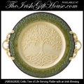 Irish Gifts - Celtic Tree of Life Serving Platter with an Irish Blessing