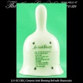Liffey Artefacts Ceramic Irish Blessing Bell with Shamrocks