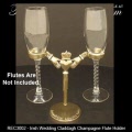 Irish Wedding Claddagh Champagne Flute Holder