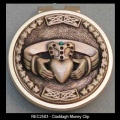 Gold Plated Claddagh Money Clip