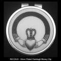 Silver Plated Claddagh Money Clip