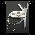Claddagh Pocket Knife and Key Ring
