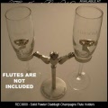 Irish Wedding Claddagh Champagne Toasting Flute Holder