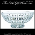 Galway Irish Crystal Clara 12 Footed Bowl