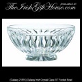 Galway Irish Crystal Clara 10 Footed Bowl