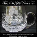 Galway Irish Crystal Shamrock Irish Baby Christening Mug