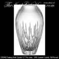 Galway Irish Crystal Fire Tall Tulip Vase