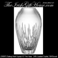 Galway Irish Crystal Fire Tall Tulip Vase