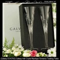 Galway Irish Crystal Mystique Romance Champagne Flutes