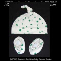 Irish Baby - Shamrock Print Irish Baby Cap and Booties