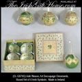 Shamrocks and Ireland Irish Christmas Tree Ornaments