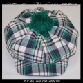 Irish Gifts - Green Plaid Gatsby Hat