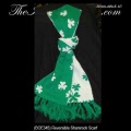 Irish Gifts - Reversible Shamrock Scarf