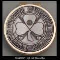 Pewter Irish Golf Money Clip