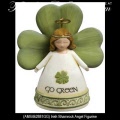 Irish Blessing Shamrock Angel Figurine