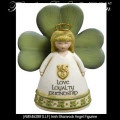 Irish Blessing Shamrock Angel Figurine