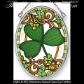 Irish Gifts - Shamrocks Stained Glass Sun Catcher