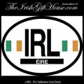 Irish Gifts - Euro Style IRL Oval Color Decal