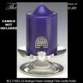 Mullingar Pewter Claddagh Pillar Candle Holder