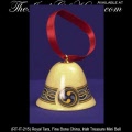 Irish Treasure, Miniature Bell Ornament Made in Galway Ireland by Royal Tara China