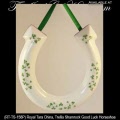 Royal Tara China, Trellis Shamrock, Good Luck Horseshoe