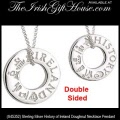 Solvar Irish Jewelry - Sterling Silver History of Ireland Pendant