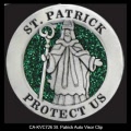 Irish Gifts - St. Patrick Auto Visor Clip