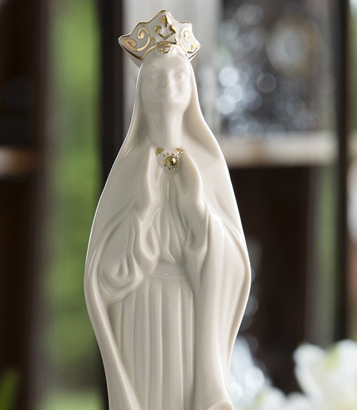 Belleek Lady of Knock Statue