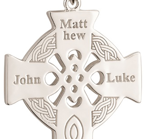 Celtic Cross Necklace For Men 46605 C 