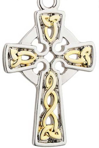 Celtic Cross Pendant - Gold Plated - 45678