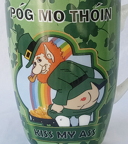 Irish Coffee Mug Pog Mo Thoin