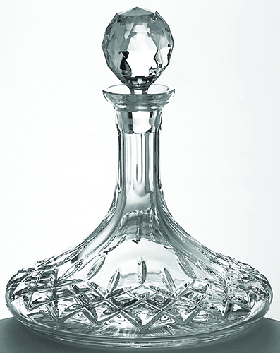 Crystal Ship's Decanter for Whisky or Brandy