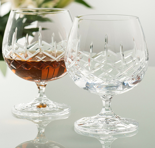 Galway Crystal Irish Crystal Brandy Decanter Set 6 Pieces Gifts Pub Stuff  Glassware at Irish on Grand