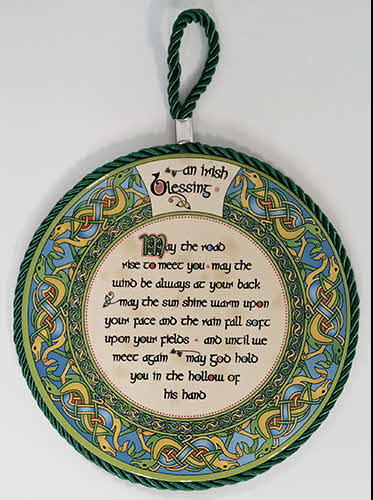 Irish Kitchen Blessing Plaque