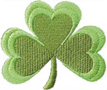Toppa Ricamata Con Shamrock Irlandese | Applicazione Ferro O Cucito - Dimensioni 8x5 Cm - 3