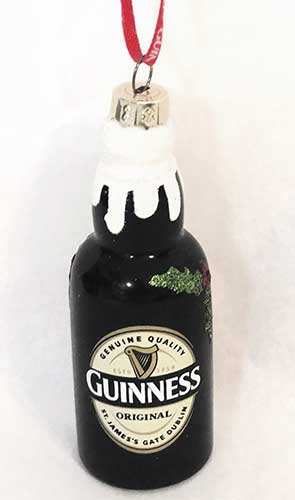 Guinness Resin Bottle Hanging Decoration 