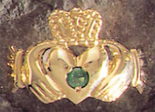 14K Gold Mens Diamond Claddagh & Celtic Ring - Fallers.com - Fallers Irish  Jewelry