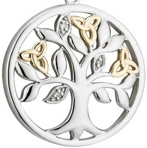 Sterling Silver Tree of Life Necklace 