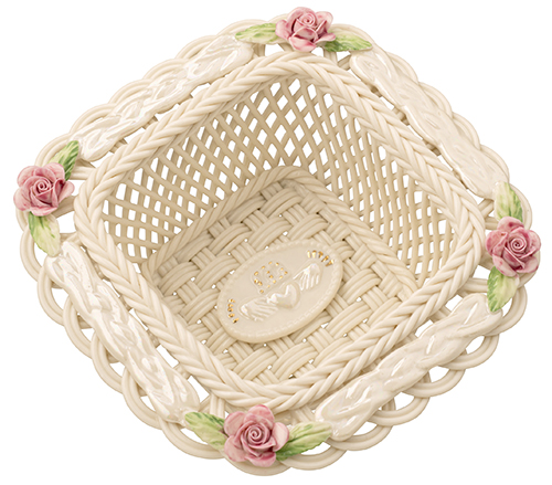 Belleek Basket Claddagh