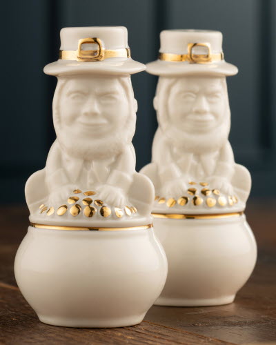 ルブタン　SPYKY SHELL 100　スタッズ　ホワイトゴールド　36.5 l_belleek-dinnerware-salt-