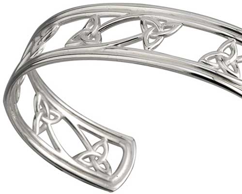 Silver Celtic Bracelet - C66 - Ogham Jewellery