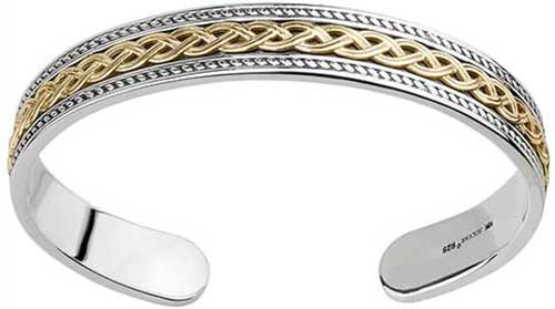 Celtic Bracelet-Irish Jewelry-Connemara Marble-Stone
